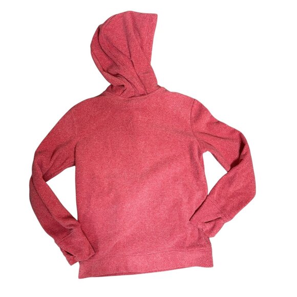 All in Motion Fleece Hooded Top Boys Size Medium Solid Red - Picture 4 of 5